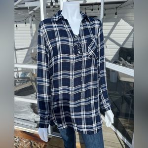 California Moon Rise Small Plaid Tunic